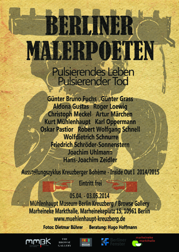 Poster Berliner Malerpoeten Ausstellung